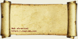 Jovana Šerbedžija vizit kartica